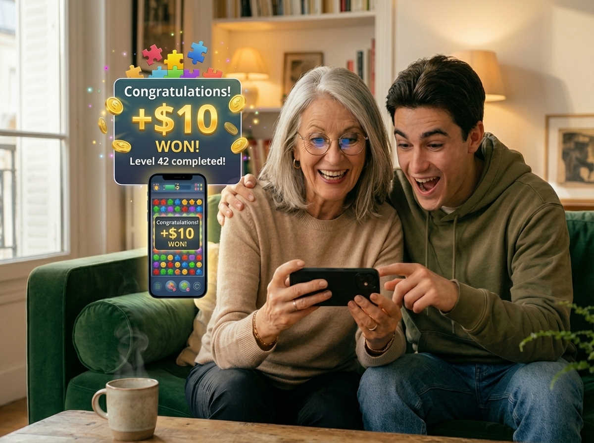 Earn playing from your couch